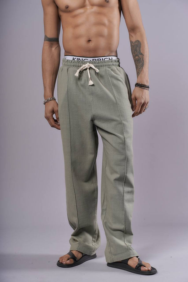 Noan – Stretch Linen Blend Relaxed Trousers