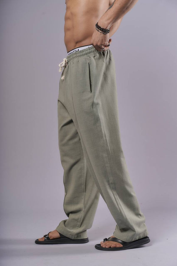 Noan – Stretch Linen Blend Relaxed Trousers
