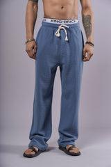 Kudo – Relaxed Fit Textured Cotton Trousers