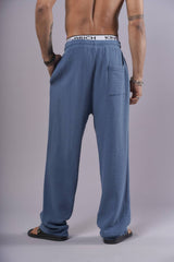 Kudo – Relaxed Fit Textured Cotton Trousers