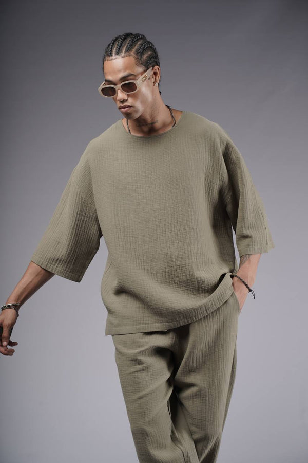 Eron – Oversized Muslin Two-Piece Set