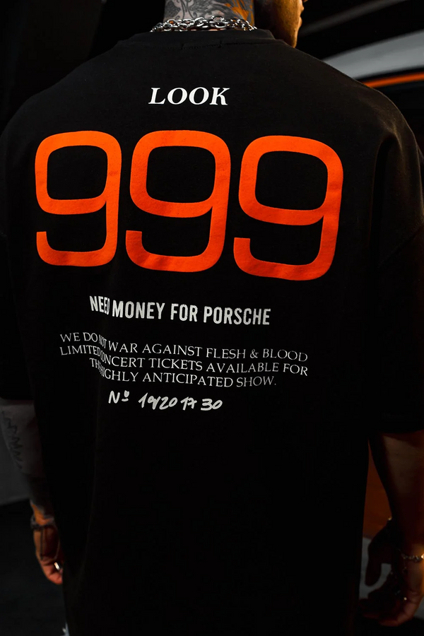 LOOK 999 Oversized Graphic T-Shirt – Heavyweight Cotton
