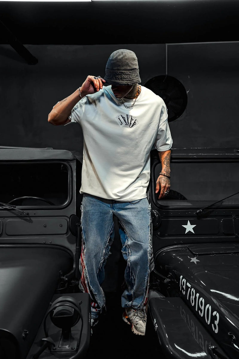 JOKER Graphic Oversize T-Shirt – "All I Have Are Negative Thoughts"