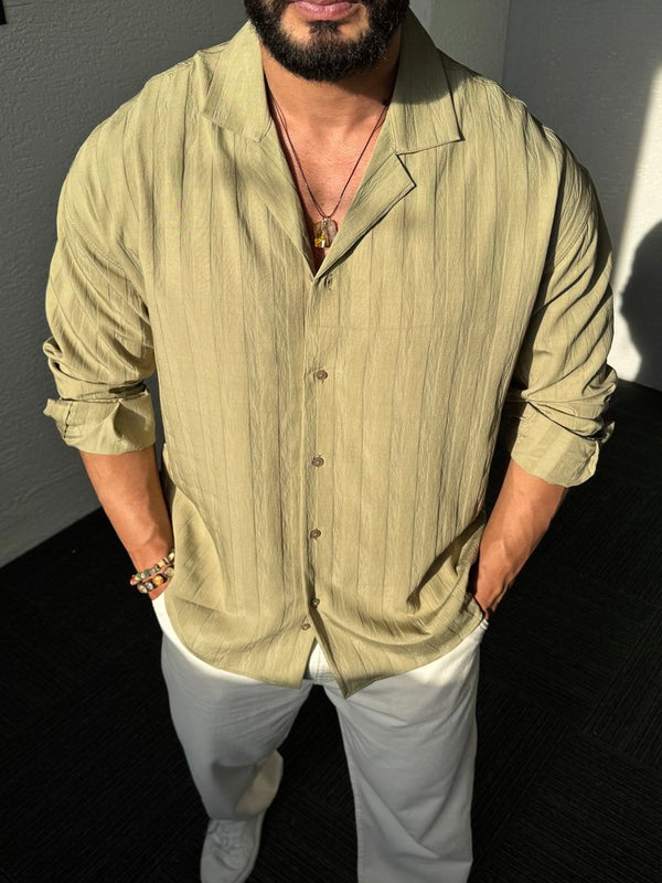 Rossi – Crinkled Long Sleeve Shirt