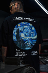 Amsterdam Van Gogh Print Oversized T-Shirt