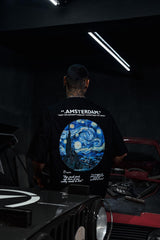 Amsterdam Van Gogh Print Oversized T-Shirt