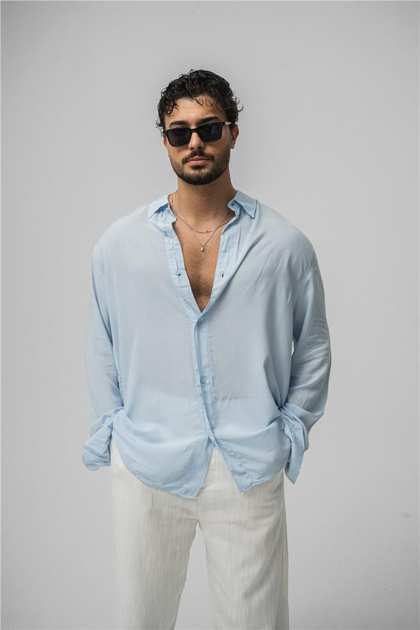 Luno – Draped Oversized Shirt