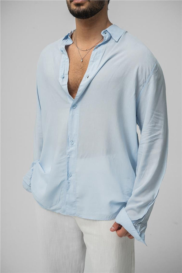 Luno – Draped Oversized Shirt