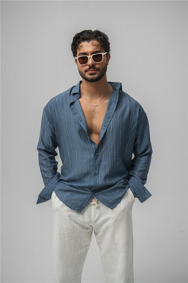 Milo – Lightweight Crinkle Shirt