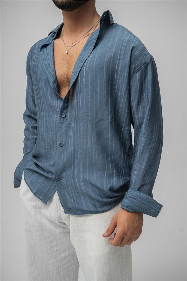 Milo – Lightweight Crinkle Shirt