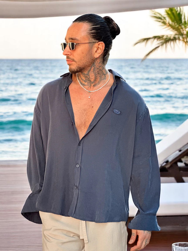Sherlock - Draped Oversized Shirt