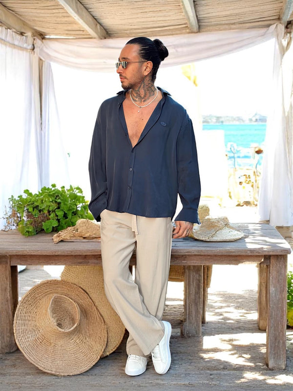 Sherlock - Draped Oversized Shirt